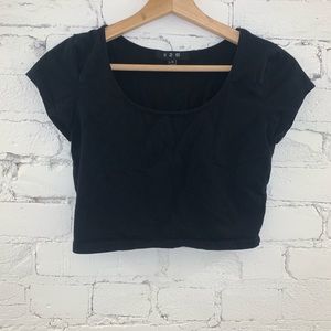 Black Crop Top
